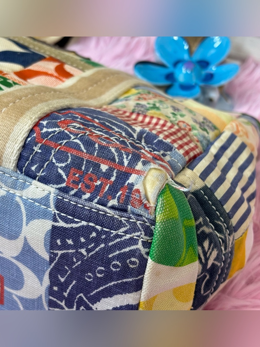 Coach patchwork tote bag - Picture 4 of 9